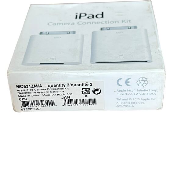 Apple iPad Camera Connection Kit MC531ZM/A A1362 A1358 Genuine OEM - Picture 7 of 7
